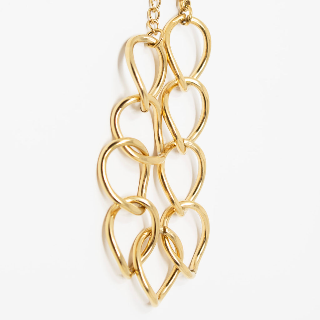 Big Bold Circle Gold-Tone Waterproof Bracelet
