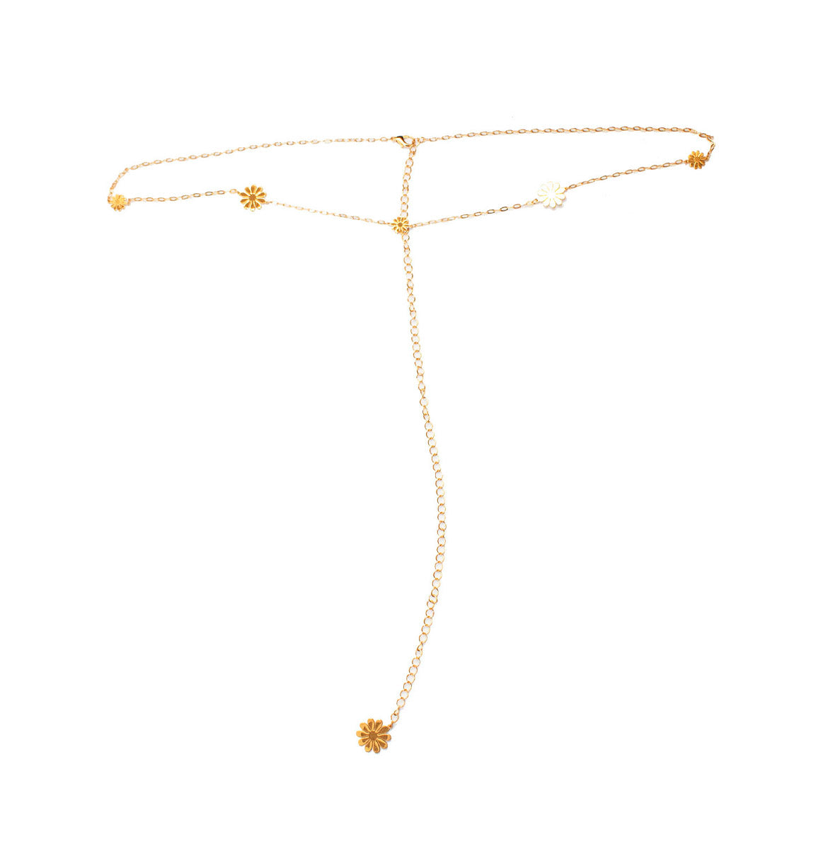 Daisy Gold-Tone Waterproof Waist Chain