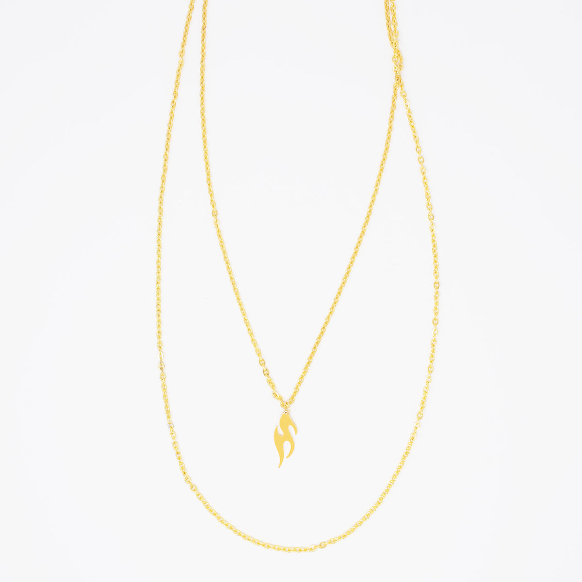 Eternal Flame 18K Gold Plated Waterproof Necklace