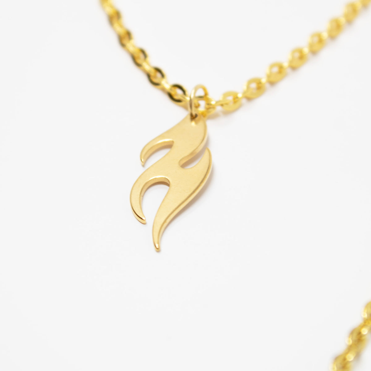 Eternal Flame 18K Gold Plated Waterproof Necklace