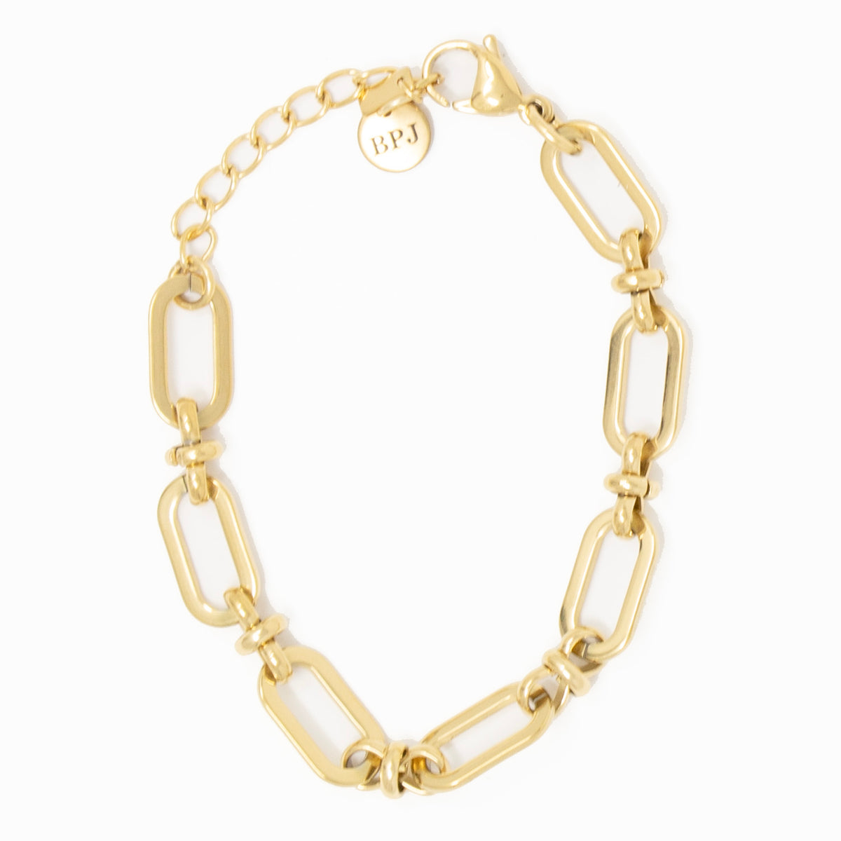 Lago Oval 18K Gold-Plated Waterproof Bracelet