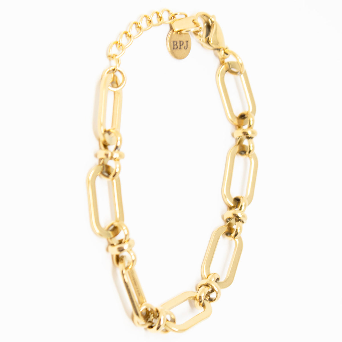 Lago Oval 18K Gold-Plated Waterproof Bracelet