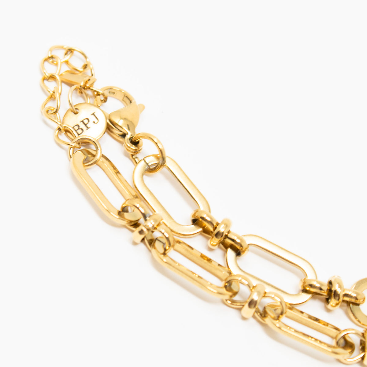 Lago Oval 18K Gold-Plated Waterproof Bracelet