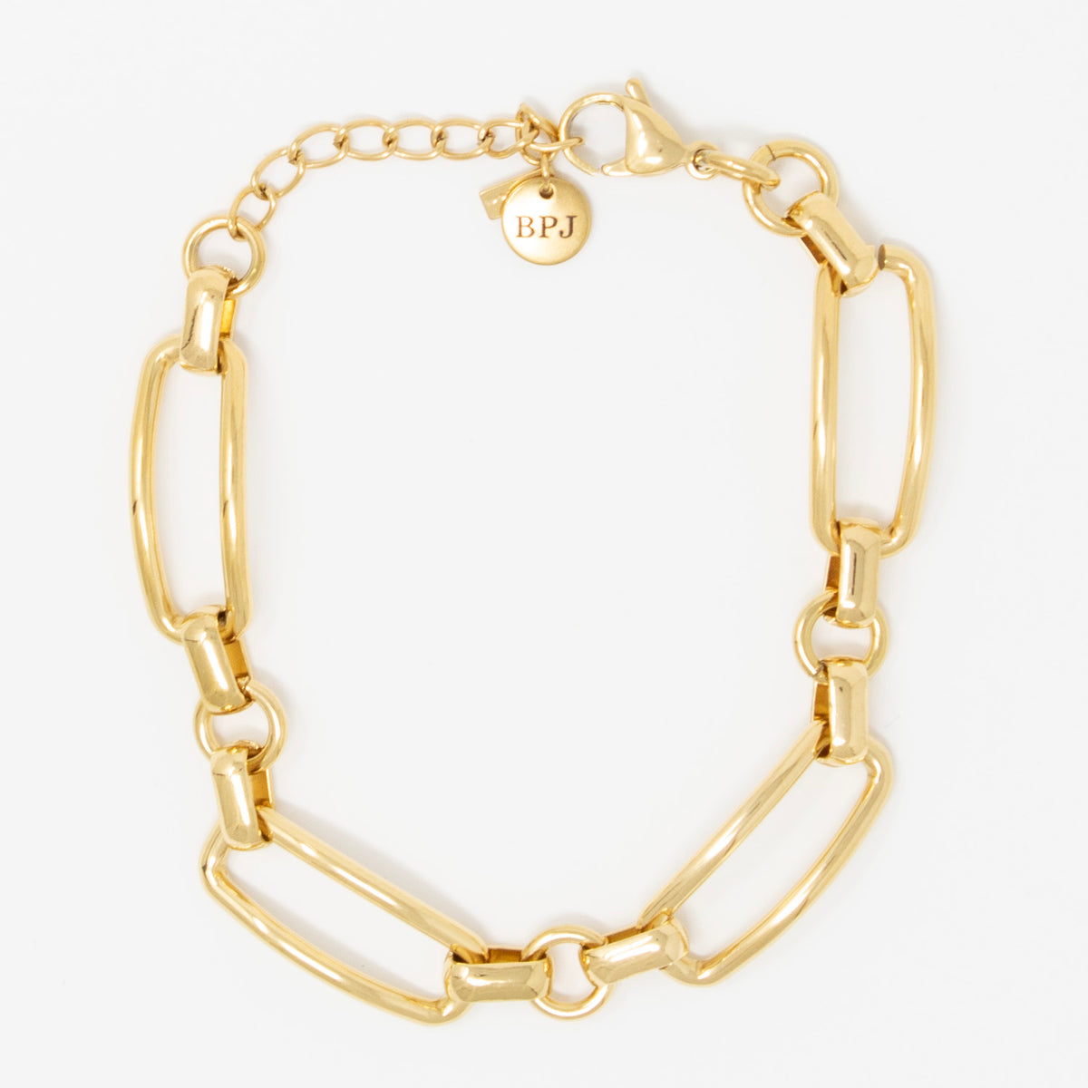 Rectangle Moment 18K Gold Plated Waterproof Bracelet