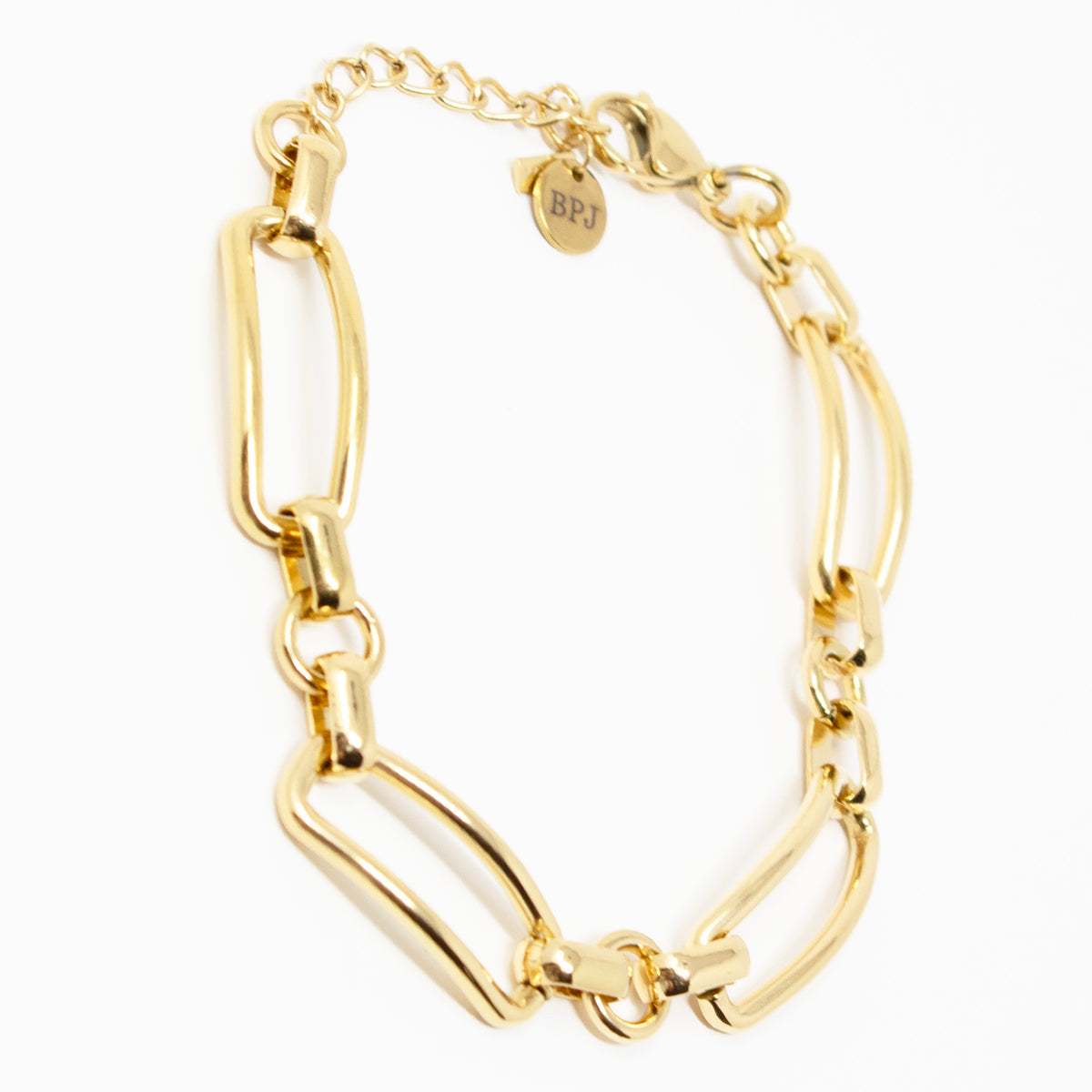 Rectangle Moment 18K Gold Plated Waterproof Bracelet