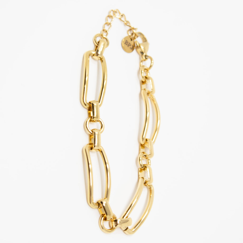 Rectangle Moment 18K Gold Plated Waterproof Bracelet