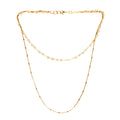Heart Glow Layered Gold Necklace - Handcrafted in USA