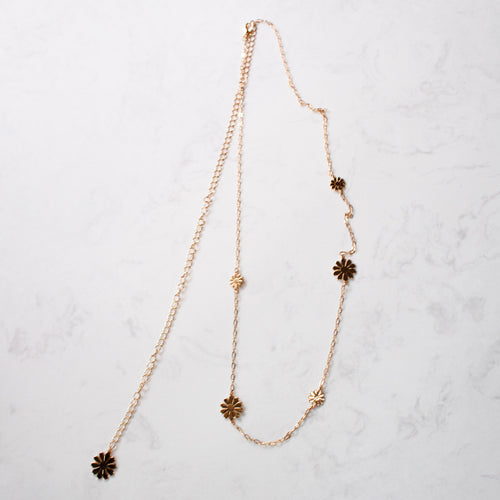 Golden Bloom Coastal Belly Chain