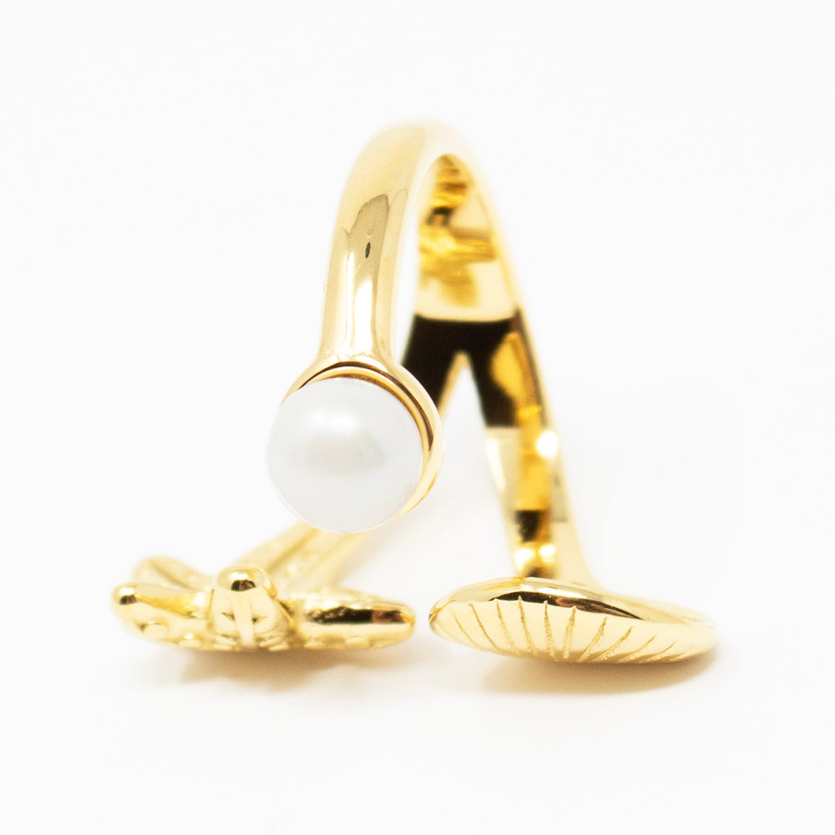 Ocean Gold-Tone Waterproof Ring