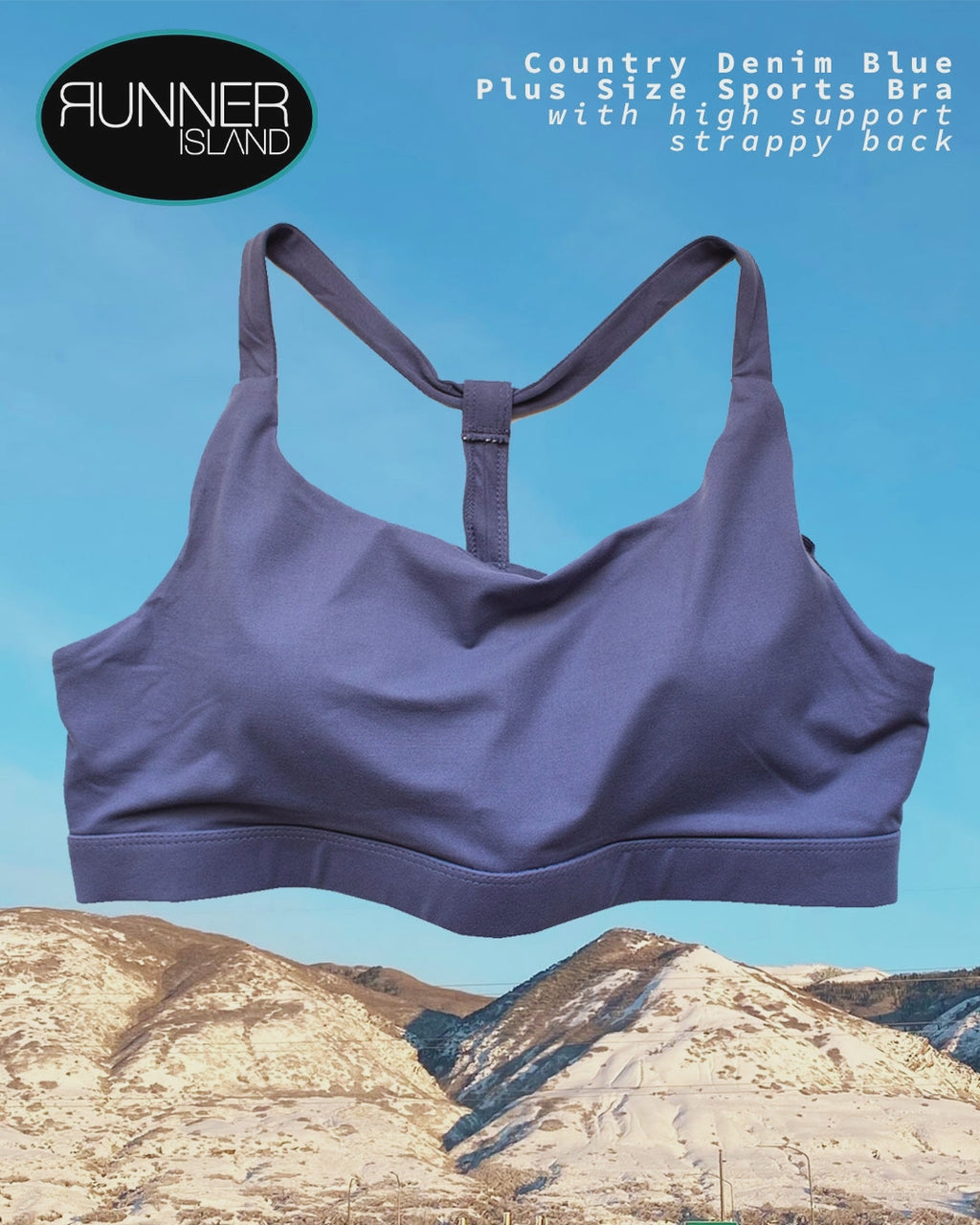 Plus Size Dusty Purple Sports Bra | Runner Gal™
