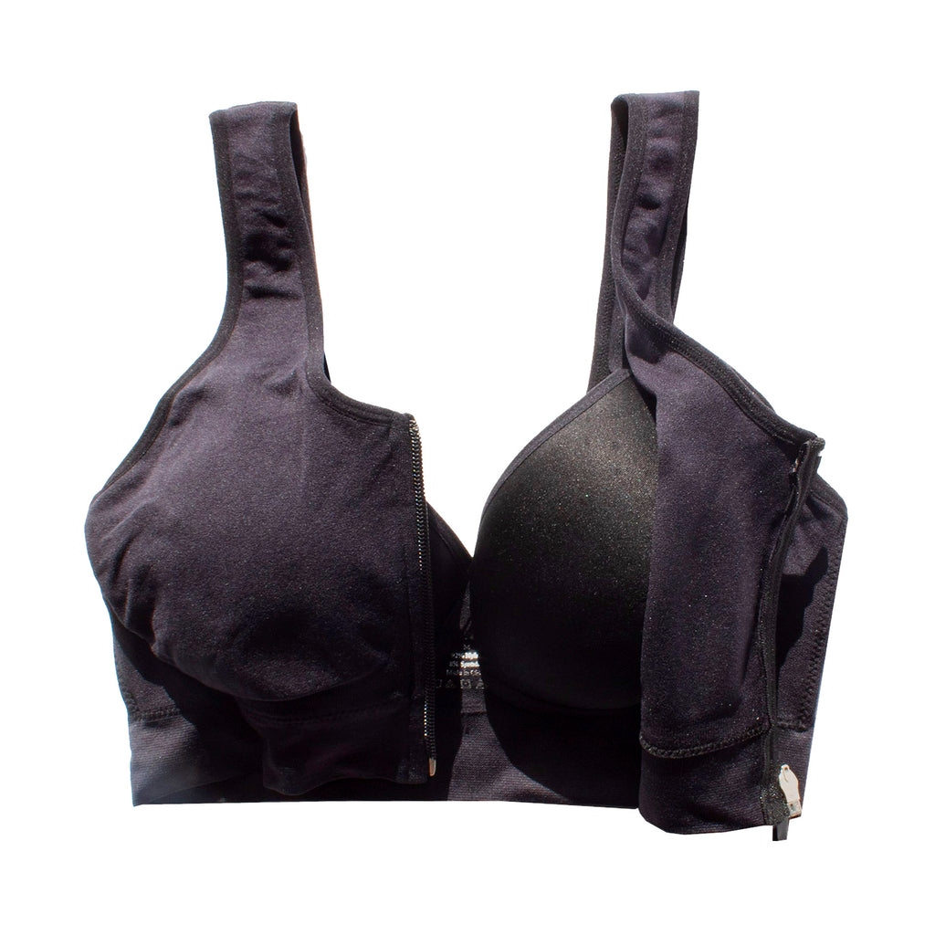 Runner Island Black Give Me A Boost Sports Bra