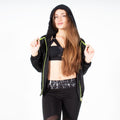 Black Lightweight Windbreaker Workout Jacket | Runner Gal™