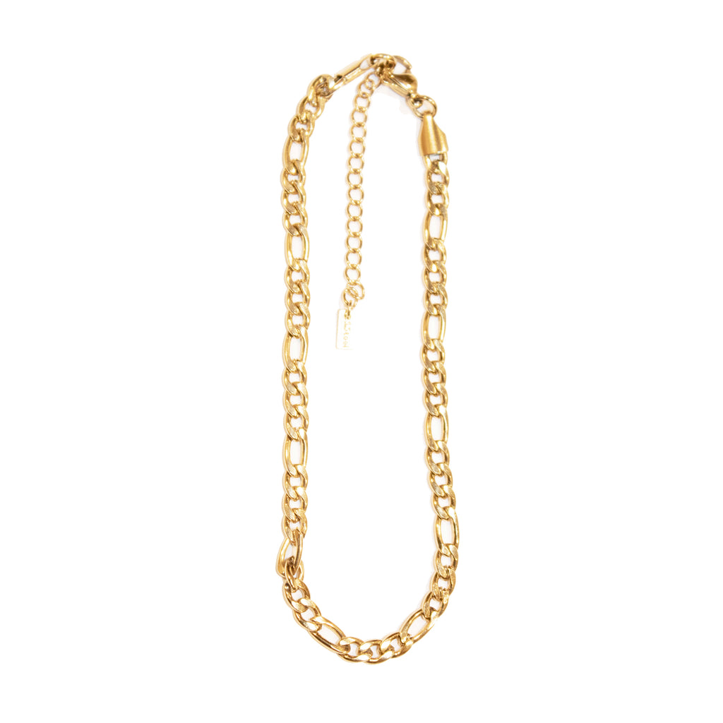 Oceano Flow Gold Figaro Anklet