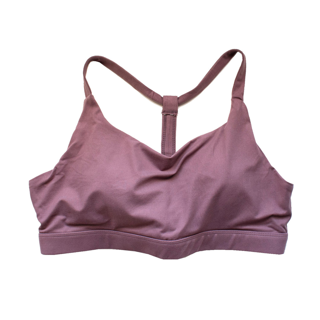 Plus Size Dusty Purple Sports Bra | Runner Gal™