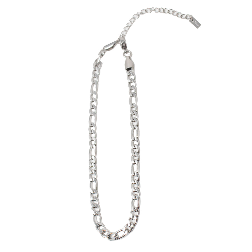Oceano Flow Silver Figaro Anklet