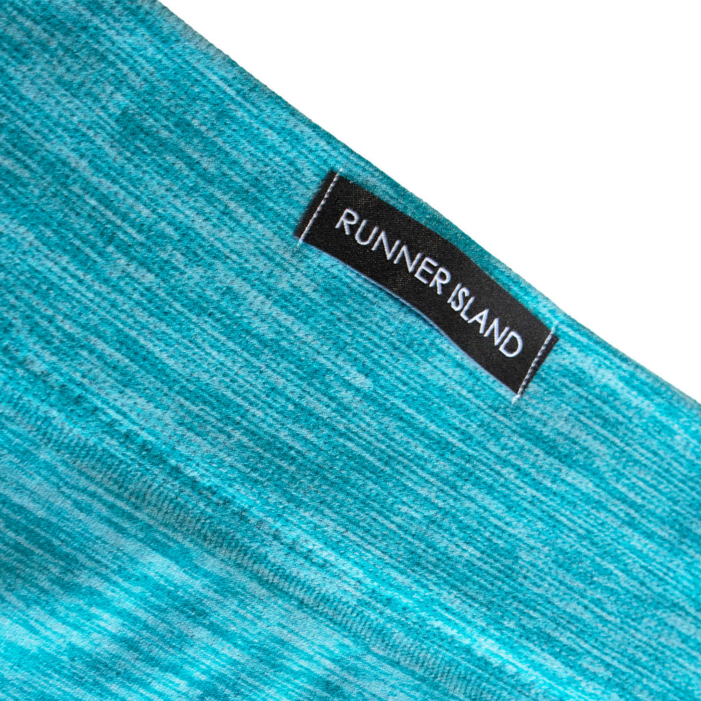 Teal Compression Fleece Lined Leggings | Runner Gal™